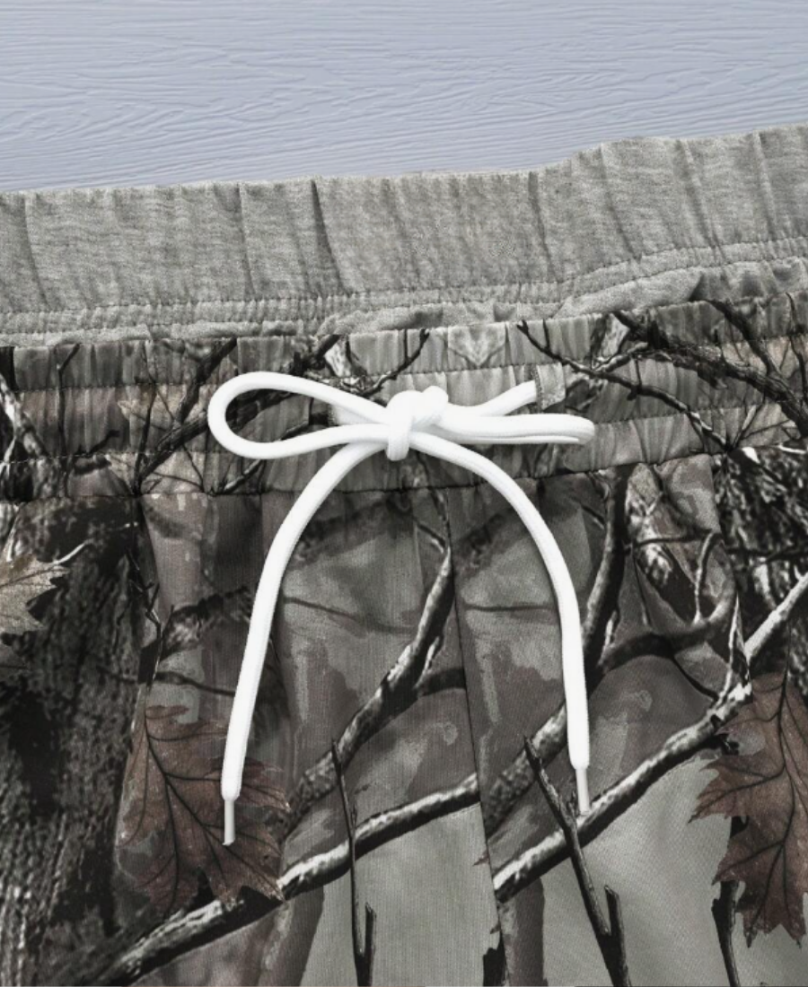 Ghost Camo Layered Şort