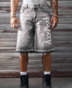 AxePeak Gothic Rhinestone Şort