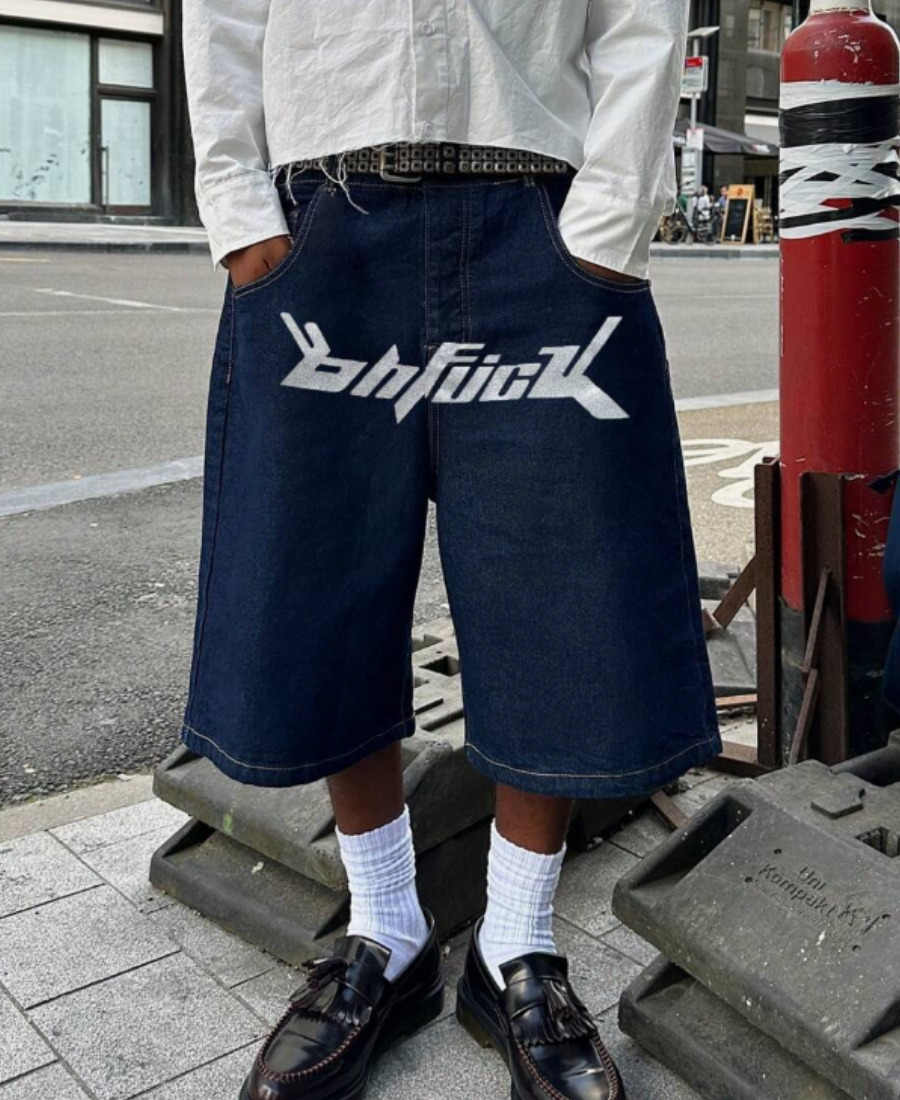 Cyber Hustle Contrast Şort