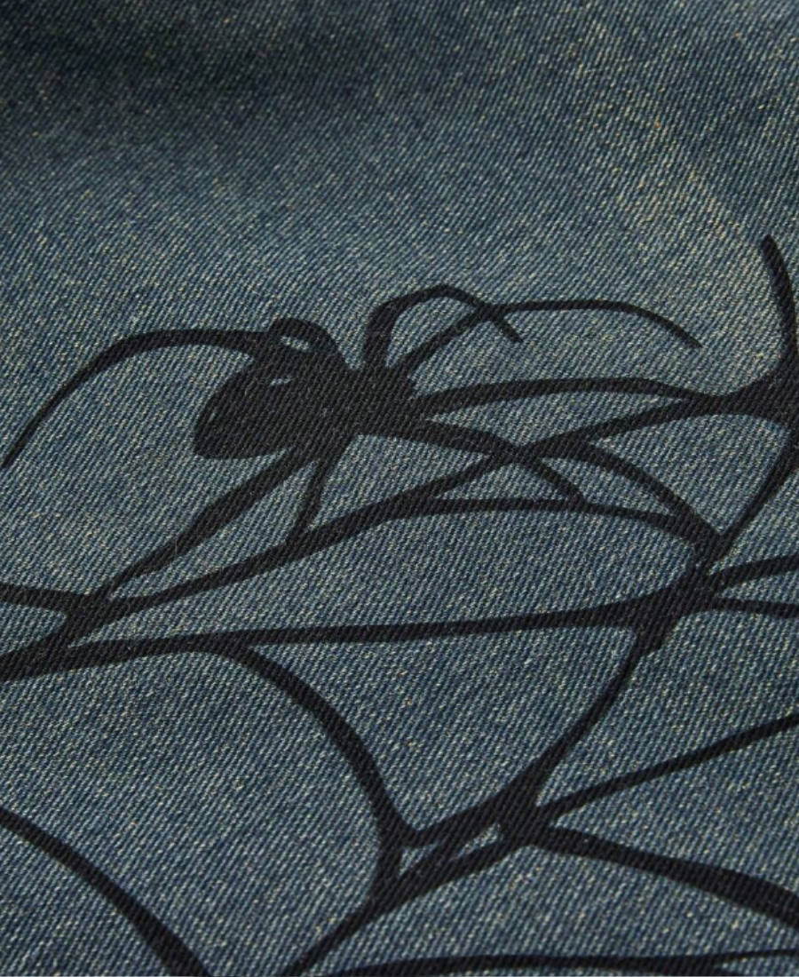Arachnid Blue Denim Şort