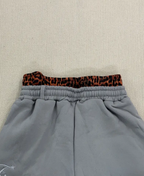 Midnight Leopard Layered Şort