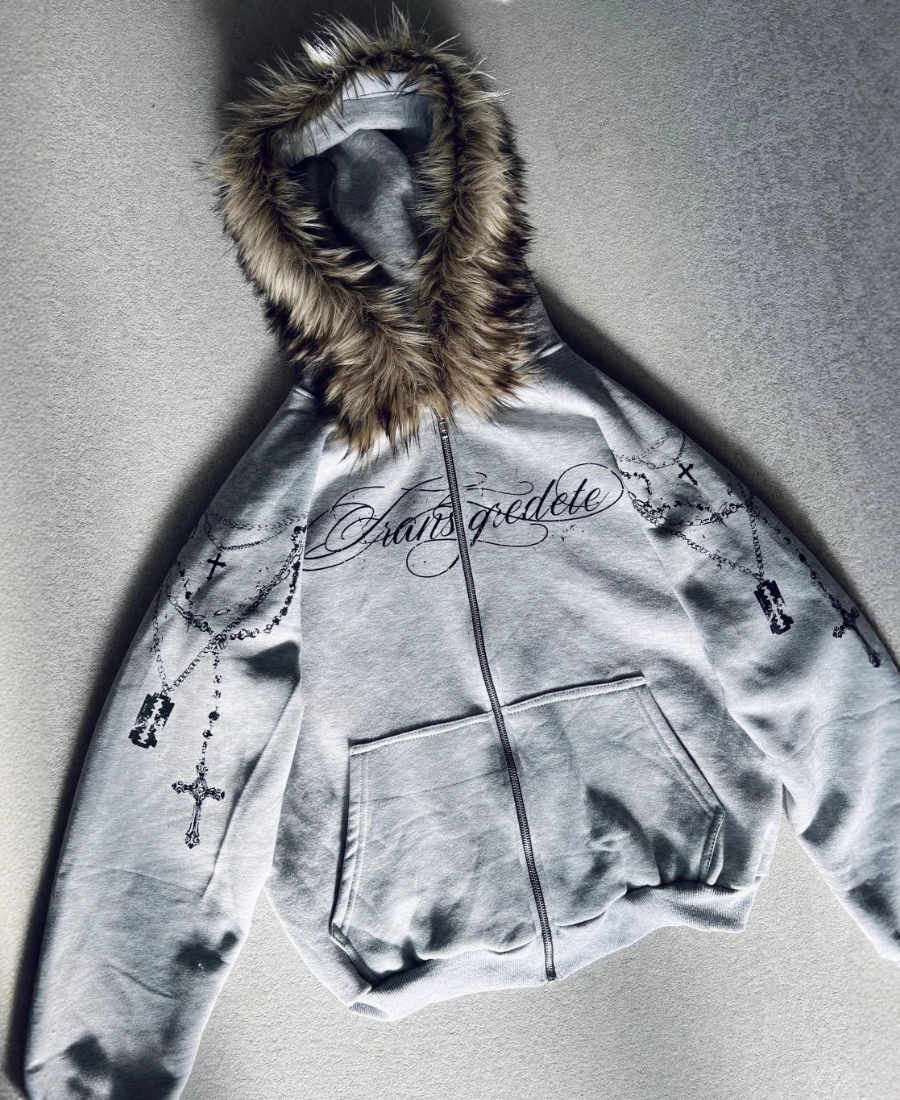 Transgressed Fur Hoodie