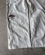 White Distressed Eşofman