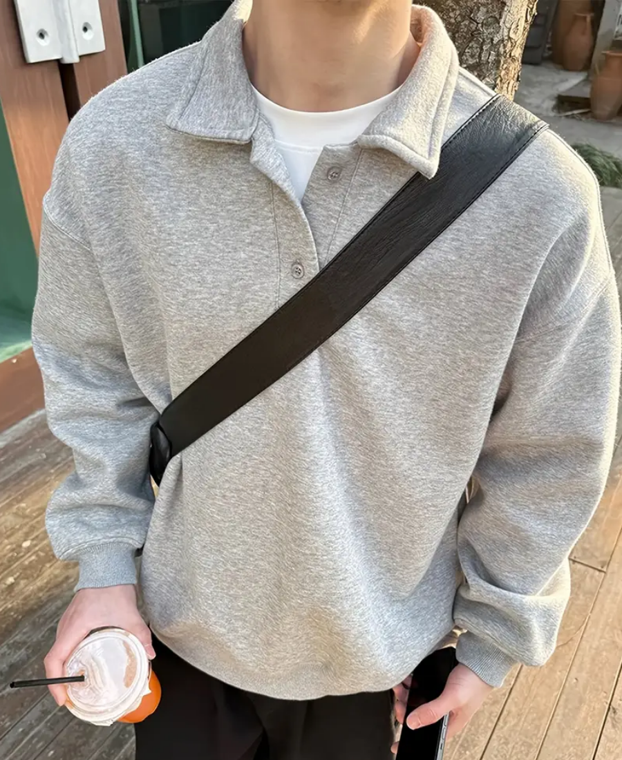 Grey Blank Sweatshirt