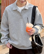 Grey Blank Sweatshirt