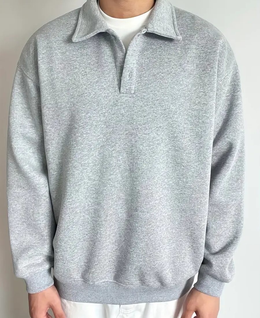 Grey Blank Sweatshirt