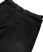 Noir Side-Line Baggy Pants