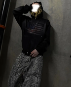 Salvation Flag Studded Zip-Up