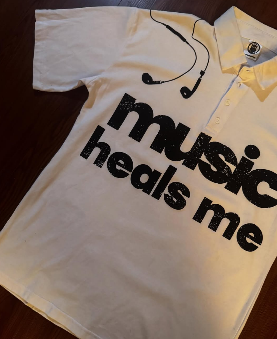 Music Heals Me Polo Tee