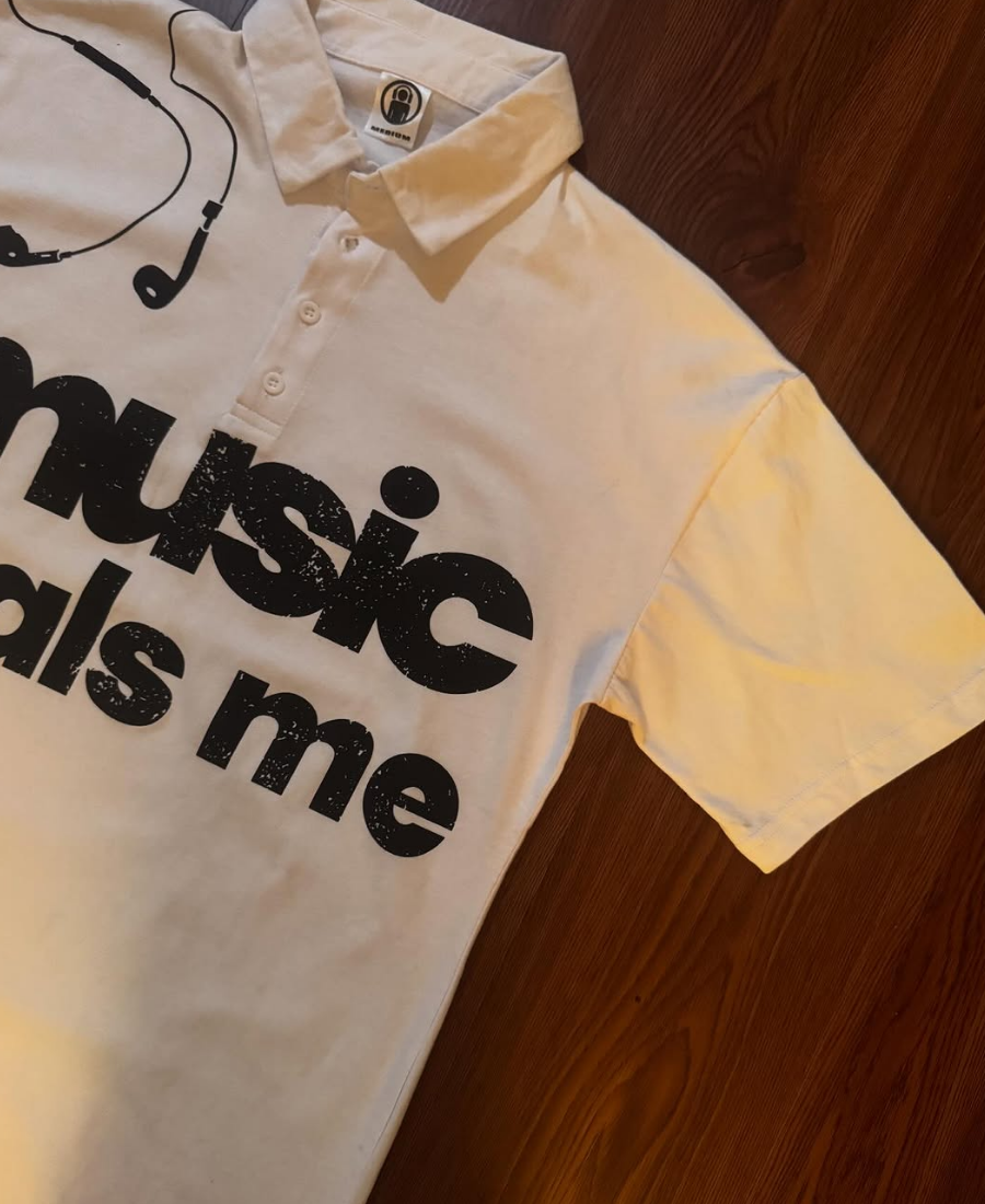 Music Heals Me Polo Tee