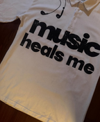 Music Heals Me Polo Tee