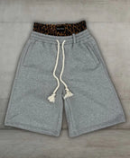 Midnight Leopard Layered Şort