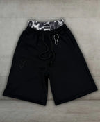 Midnight Leopard Layered Şort