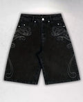 Neo-Tribal Embroidered Şort