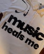 Music Heals Me Polo Tee