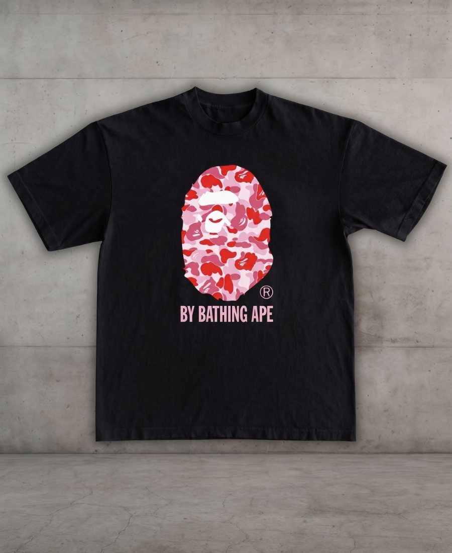 Pink Camo Ape Tee