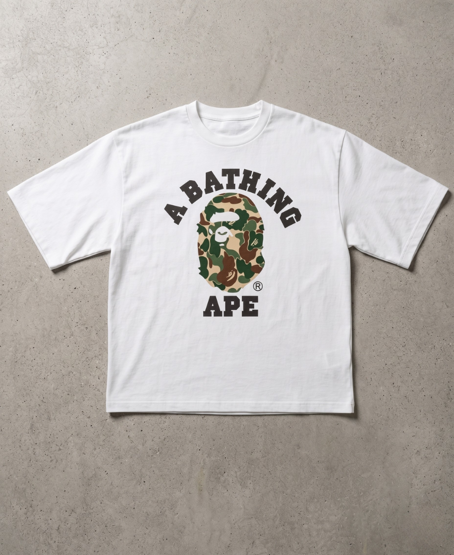 Harajuku Varsity Camo Tee