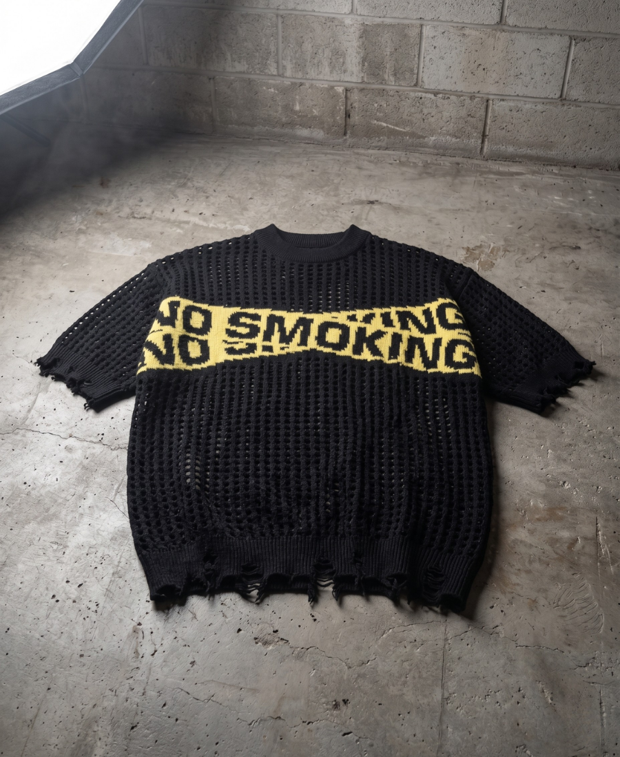 No Smoking Archive Knit Tee
