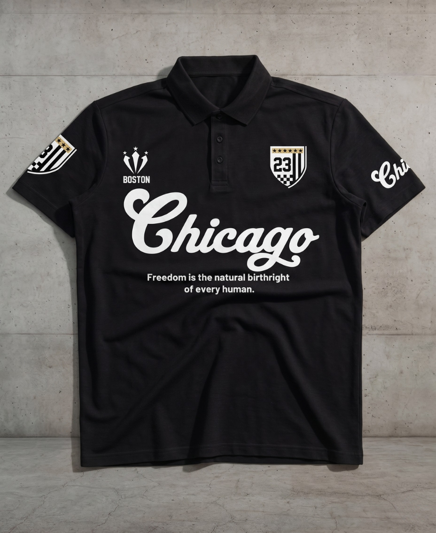 Chicago Freedom Archive Polo Tee