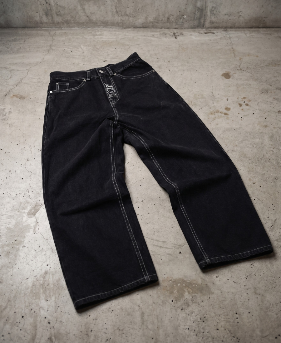 Heaven/Hell Contrast Stitch Pants