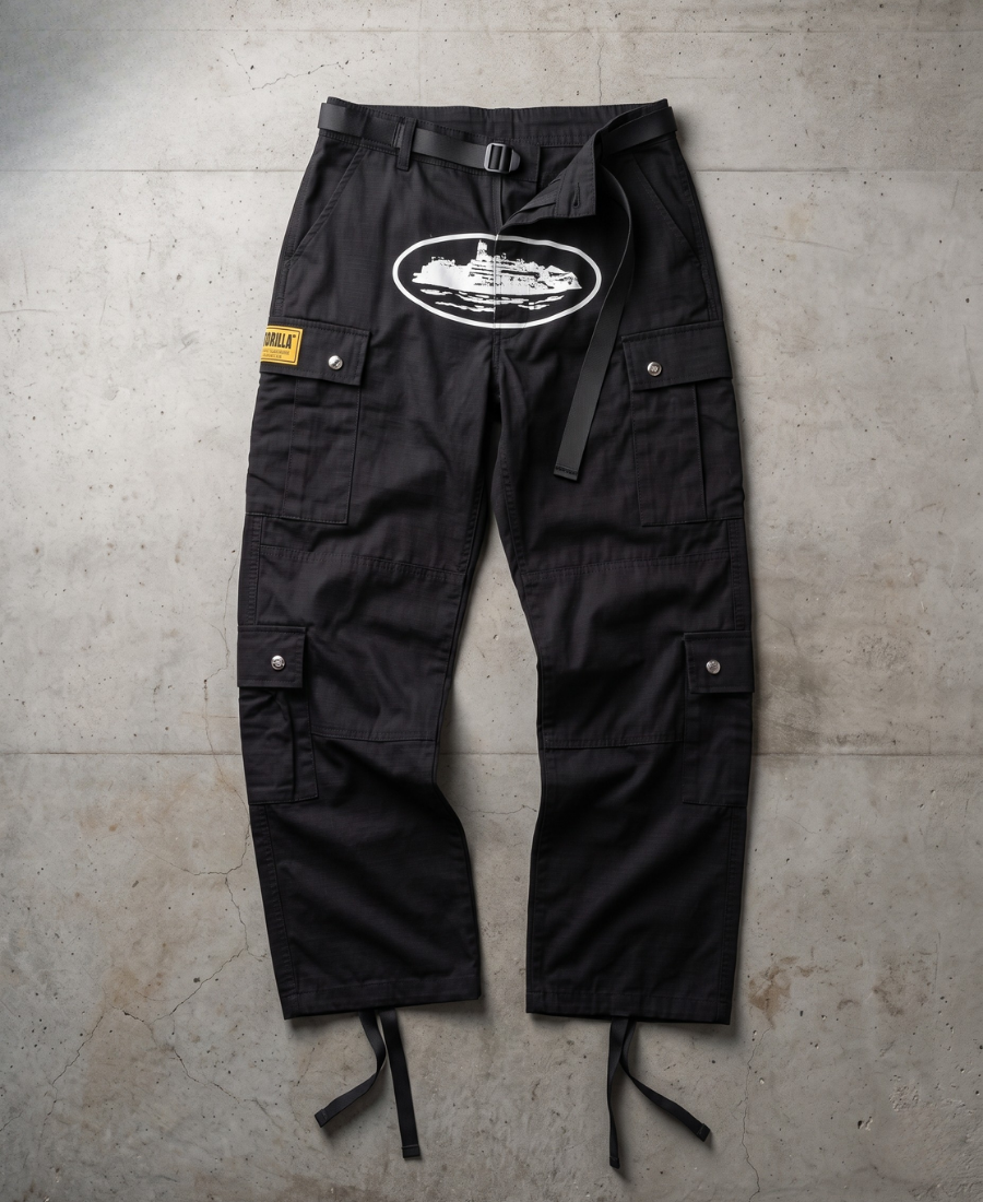Corteiz Flag Cargo Pants