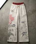 Painted Red-Waisted Tracksuit