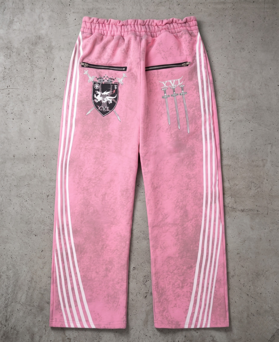 Knight's Crest Side-Stripe Eşofman
