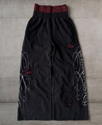 Black Distressed Eşofman
