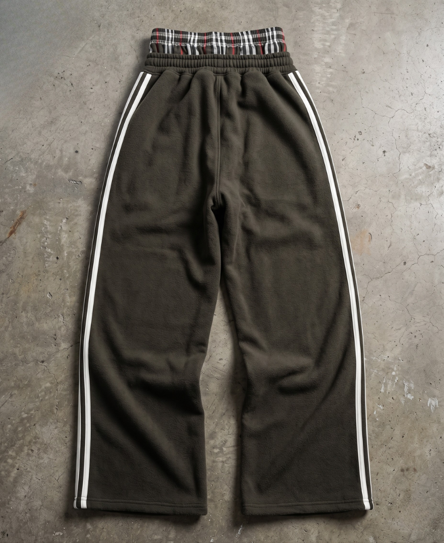 Black Triple Stripe Eşofman
