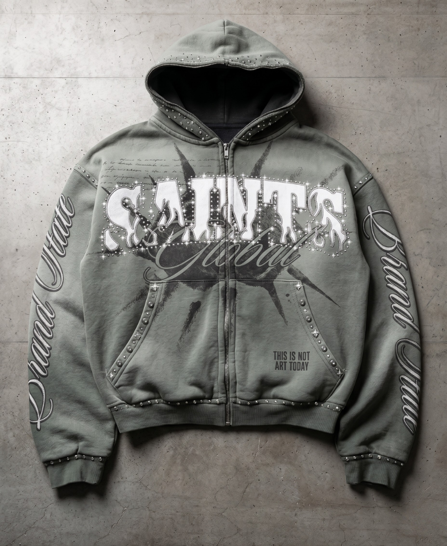 Saints Aqua Hoodie