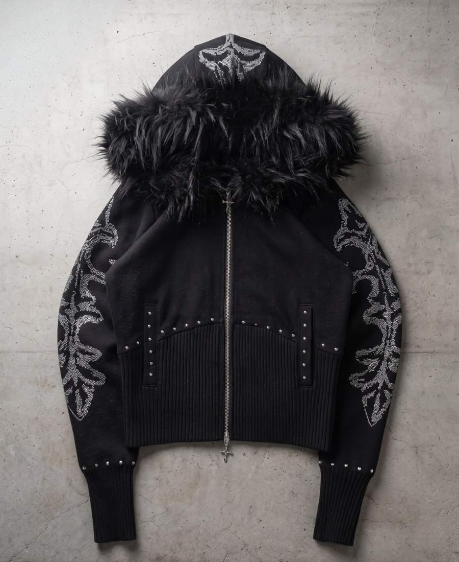 Black Furline Hoodie