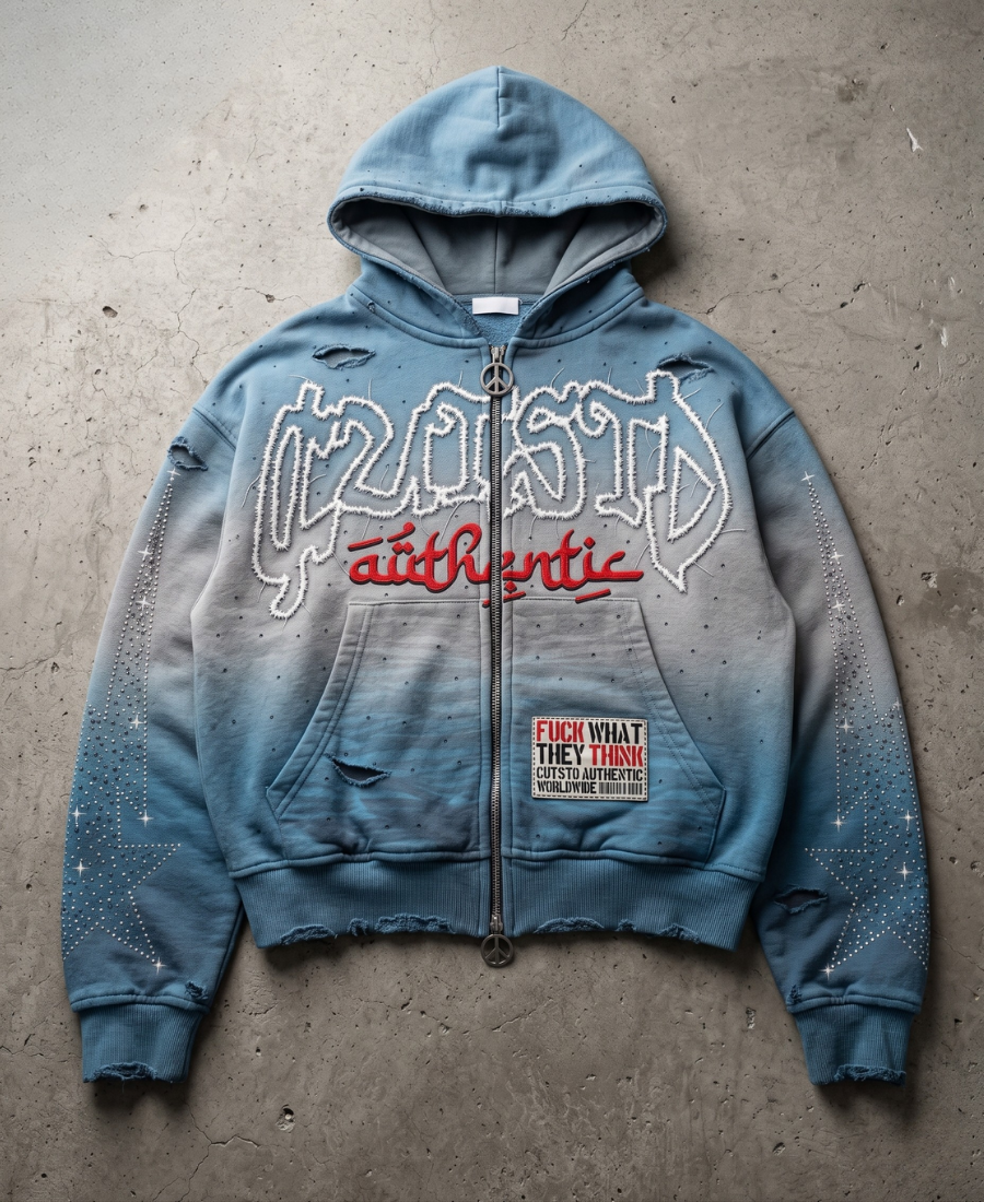 Ice Distressed Hoodie