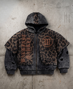 Sudadera con capucha y estampado de estrellas