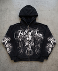 Nu-Metal Filigree Zip-Up