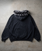 Over Dark Fur Hoodie