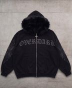 Over Dark Fur Hoodie