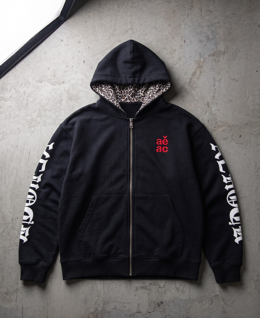 Leopard Liner Hoodie