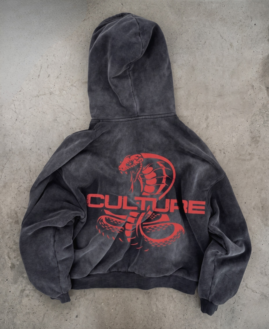 Washed Cobra Archive Zip-Up