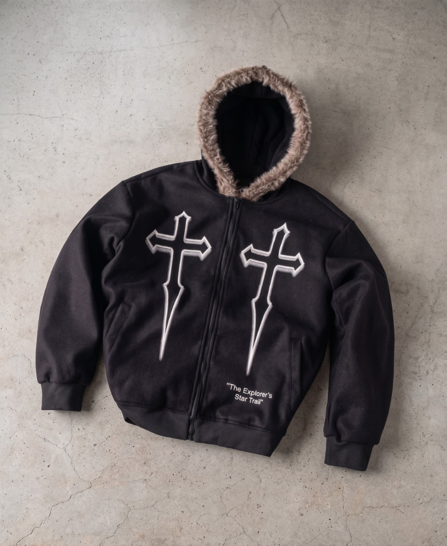 Star Trail Cross Zip-Up