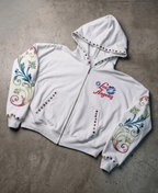 Y2K Rainbow Tribal Hoodie