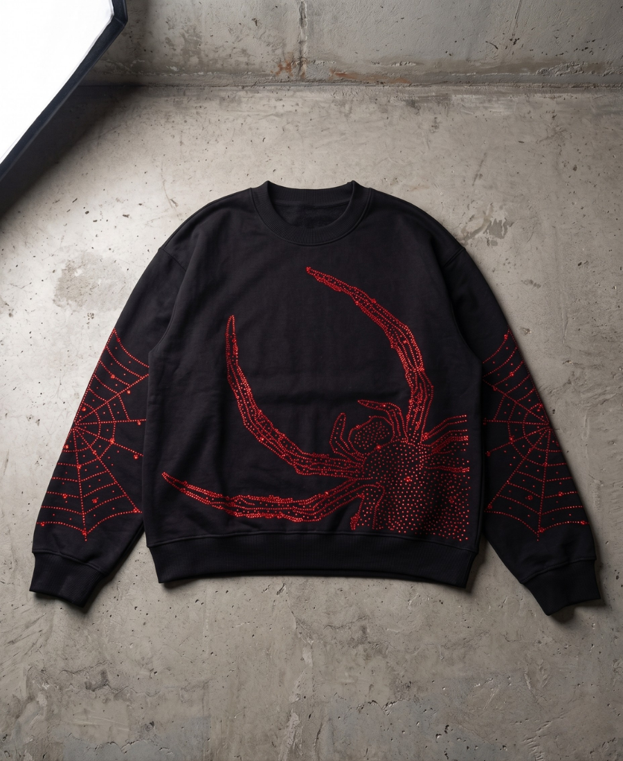 Crystal Spider Sweatshirt