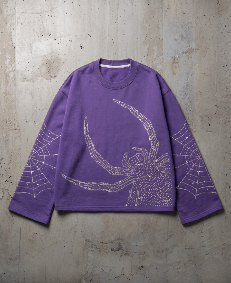 Crystal Spider Sweatshirt