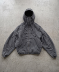 Denim Panel Hoodie