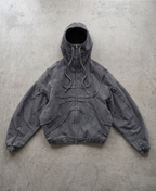 Denim Panel Hoodie