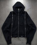 Triple Zipper Hoodie