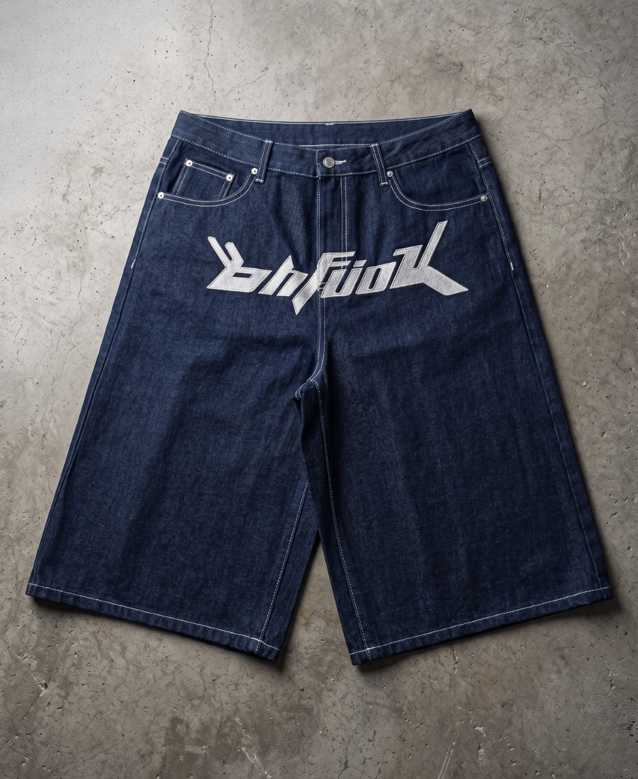 Cyber Hustle Contrast Shorts