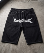 Cyber Hustle Contrast Shorts