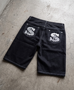 Cyber Hustle Contrast Shorts