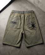 Pantalones cortos de mezclilla azul Arachnid