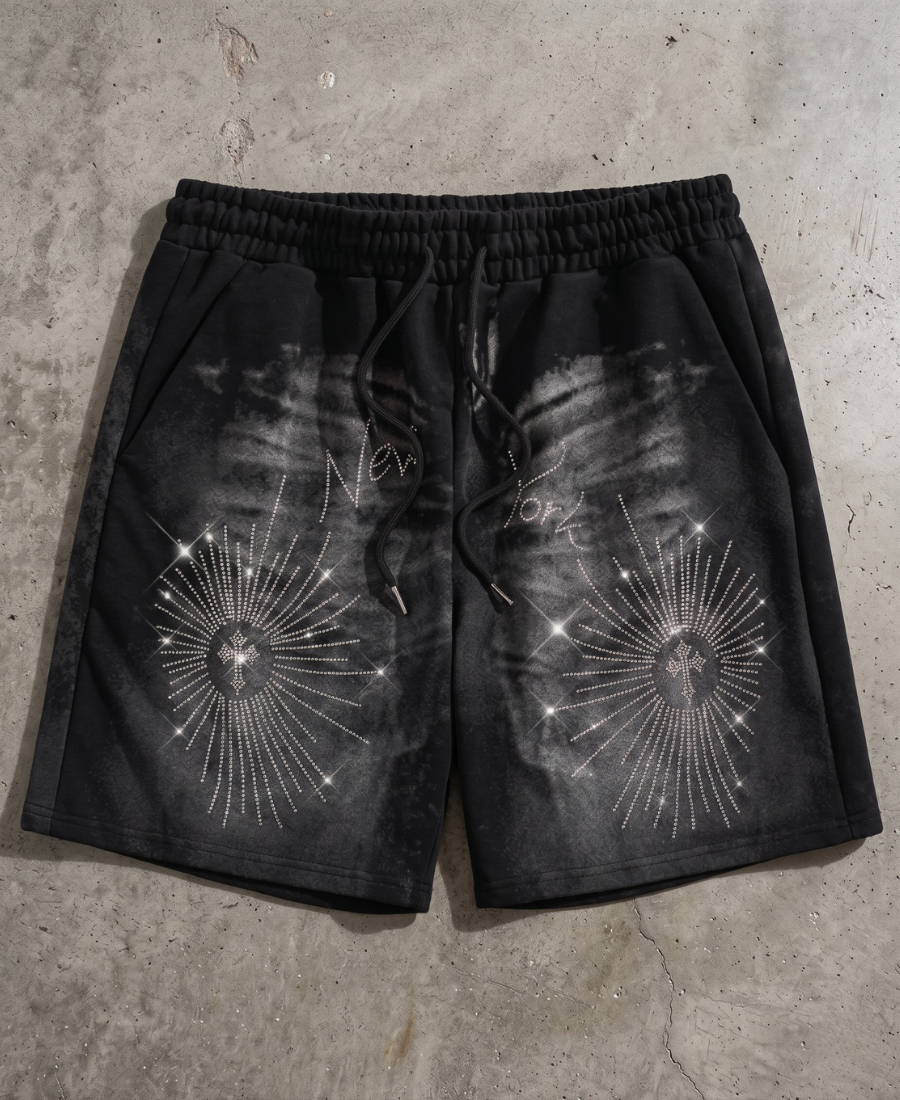 NY Ribcage Starburst Şort